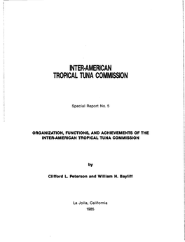 Inter·American Tropical Tuna Commission