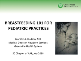 Breastfeeding 101 for Pediatric Practices