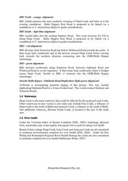 Streamline Research Pty. Ltd. BB1 North – Orange Alignment BB1 (North) Presents the Most Southerly Crossing of Deep Creek
