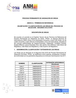 Anexo A. Delimitación Y Clasificación De Las Áreas Del PPAA