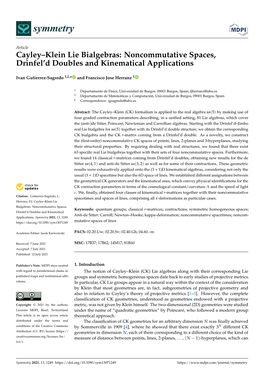 Noncommutative Spaces, Drinfel'd Doubles and Kinematical