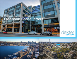 Retail Available at Facebook Headquarters the DEXTER DISTRICT