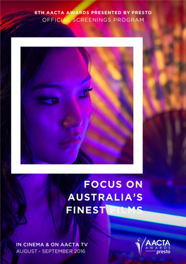 Focus on Australia's Finest Films
