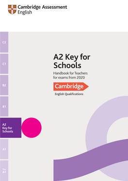 A2 Key for Schools Make the Most of Your Handbook