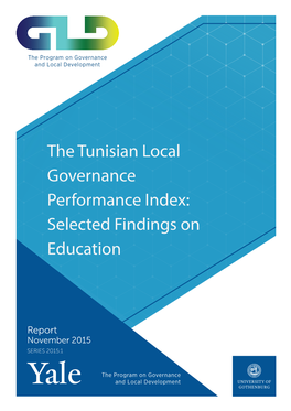 The Tunisian Local Governance Performance Index: Selected Findings on Education