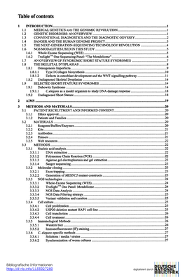 Table of Contents