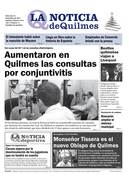 Aumentaron En Quilmes Las Consultas Por Conjuntivitis