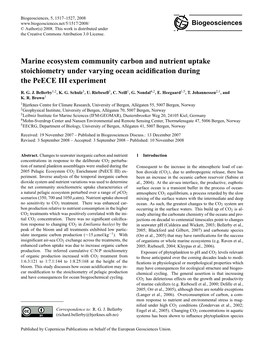 Articles Production in Natural Phytoplankton, J