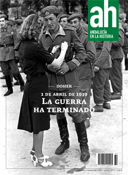 La Guerra Ha Terminado ANDALUCÍA EN LA HISTORIA Nº 64