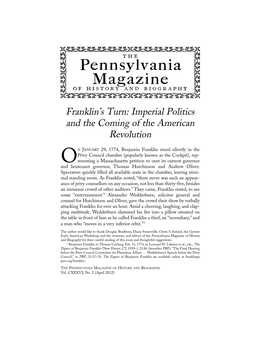 Pennsylvania Magazine of History and Biography 136(2)