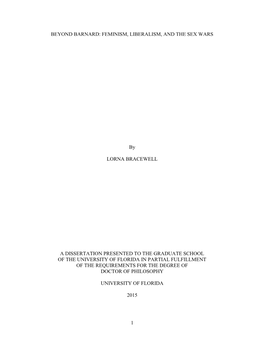 University of Florida Thesis Or Dissertation Formatting