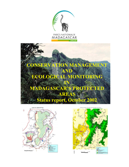 Conservation Management and Ecological Monitoring In
