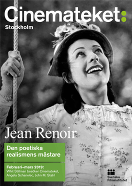 Jean Renoir Den Poetiska Realismens Mästare