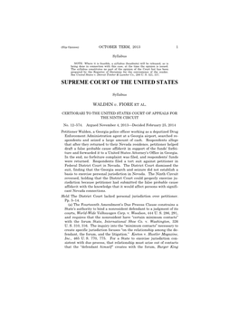 WALDEN V. FIORE ET AL