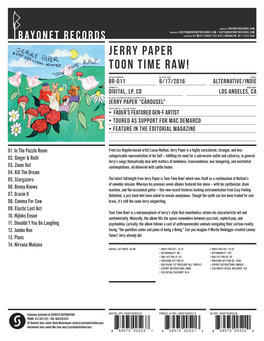 Jerry Paper Toon Time Raw!