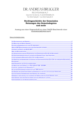 Rechtsgeschichte Der Gemeinden Nutzungen Des Gemeindegutes Und Mehr