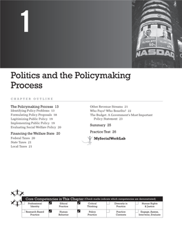 Politics and the Policymaking Process