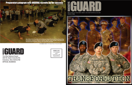 Buckeye Guard Is an Authorized Publication for Members F E a T U R E S of the Department of Defense