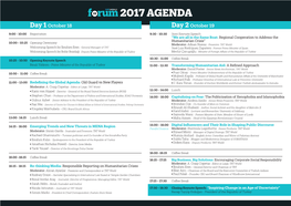 2017 AGENDA Day 1 October 18 Day 2 October 19