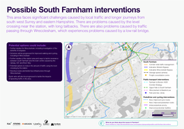 Farnham Optimised Infrastructure Plan Boards