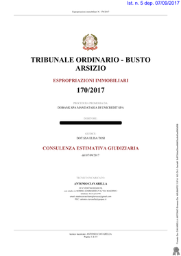 Tribunale Ordinario - Busto Arsizio