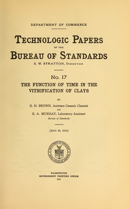 The Function of Time in the Vitrification of Clays