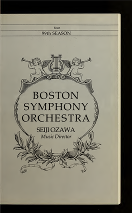 Boston Symphony Orchestra Concert Programs, Season 99, 1979-1980