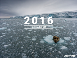 Greenpeace International Annual Report 2016