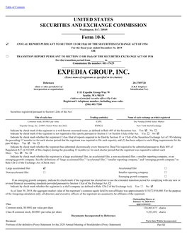 EXPEDIA GROUP, INC. (Exact Name of Registrant As Specified in Its Charter)