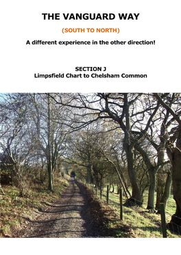 SECTION J Limpsfield Chart to Chelsham Common