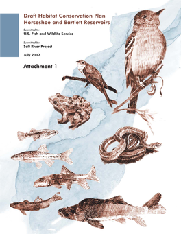 Draft Habitat Conservation Plan Horseshoe and Bartlett Reservoirs