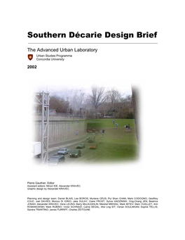 Southern Décarie Design Brief ______