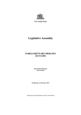 Legislative Assembly