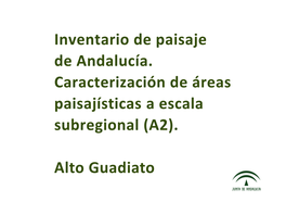 (A2). Alto Guadiato