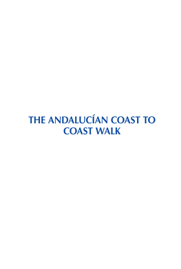 The Andalucían Coast to Coast Walk