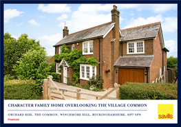 Character Family Home Overlooking the Village