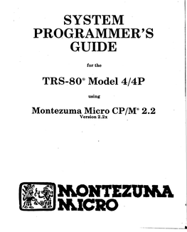 Montezuma Micro CP/M*