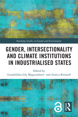 Gender, Intersectionality and Climate Institutions in Industrialised States