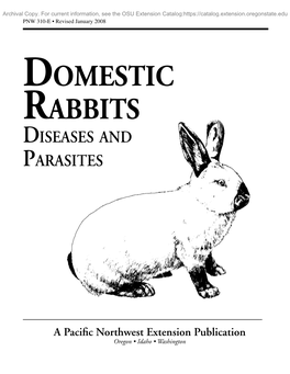 Domestic Rabbits Diseases and Parasites