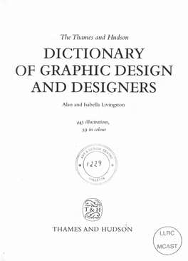 Dictionary of Graphic Design and Designers