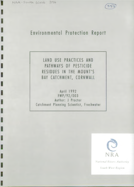 Environmental Protection Report