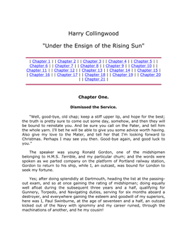 Under the Ensign of the Rising Sun, by Harry