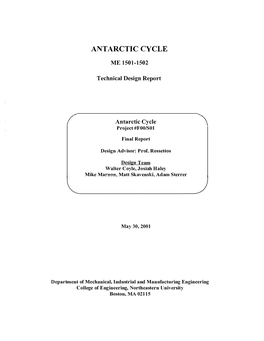 Antarctic Cycle