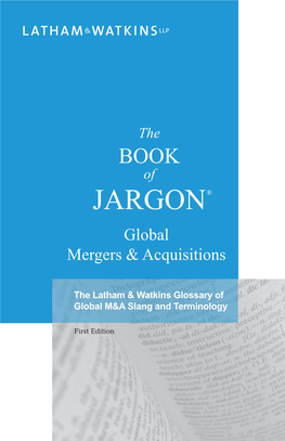 JARGON® Global Mergers & Acquisitions