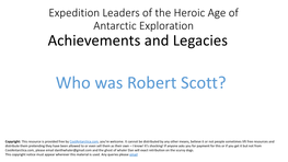 Expedition Leaders of the Heroic Age of Antarctic Exploration Achievements and Legacies