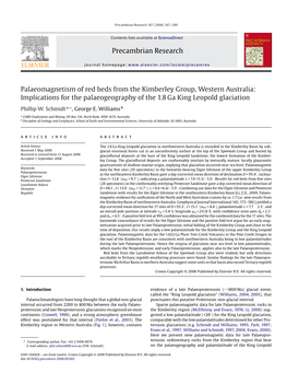 Precambrian Research 167 (2008) 267–280