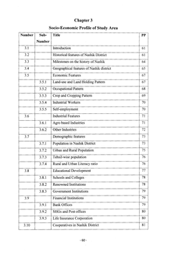 Chapter 3 Socio-Economic Profile of Study Area