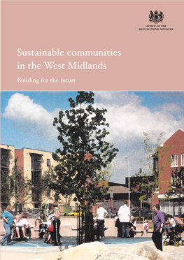 Sustainable Communities in the West Midlands Building for the Future