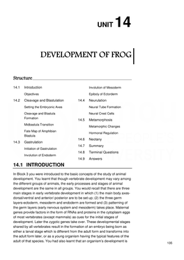 Unit 14 Development of Frog.Pdf
