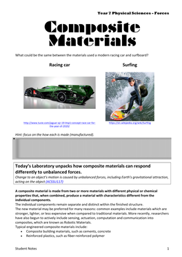 Composite Materials Educational Template 3